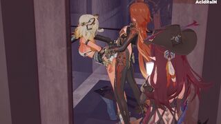 037 xilonenxMavuika FUTA sex[BGM]【Genshin Impact】