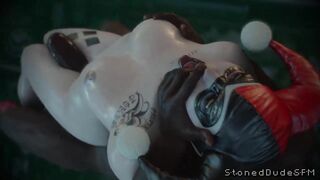 Harley Quinn Thighfucked