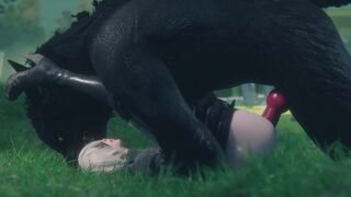 [Rekin3D] 2B X Werewolf (1080p60)