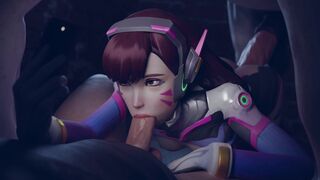 [Rekin3D] D.va X Guy X Horse (1080p60)