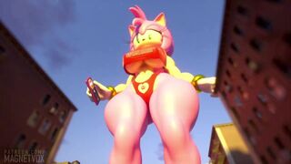 Giant Amy in the City