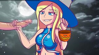 Lux handjob halloween | Landidzu