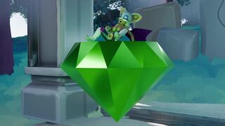 rouge really loves the master emerald