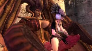 Futanari on female by coot27