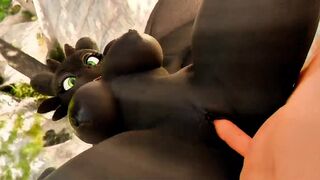 Training with Fem Toothless