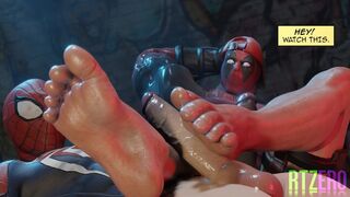 Spideypool Backstreet Footjob