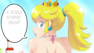 A doubled Stuffed peach