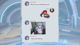 Texting with Silver Wolf