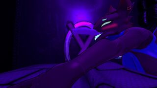 having some with a toy