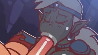 [KeyCock] Dark Elf Blowjob