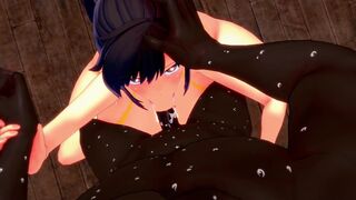 Senran Kagura Asuka x BBC Sexual Training