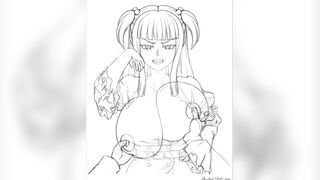 Playing with Ange's tits (4K@60) [AbridgedSatoko]