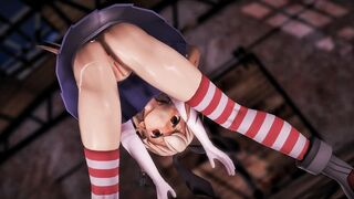 Shimakaze - Love Me If You Can [MMD R18] Popipapi