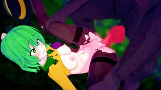 Cutie caught by a werewolf