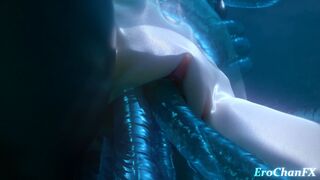 Jane Doe underwater tentacles & egg insertion