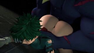 Deku ass getting fucked my nomu