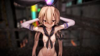 Shimakaze - Phone Number (ver. 3) [MMD R18] Popipapi