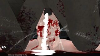 Sexy headless corpse got neck fucked and lactating