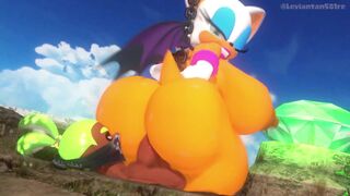 Rouge the Bat fucked by Inkling Boy