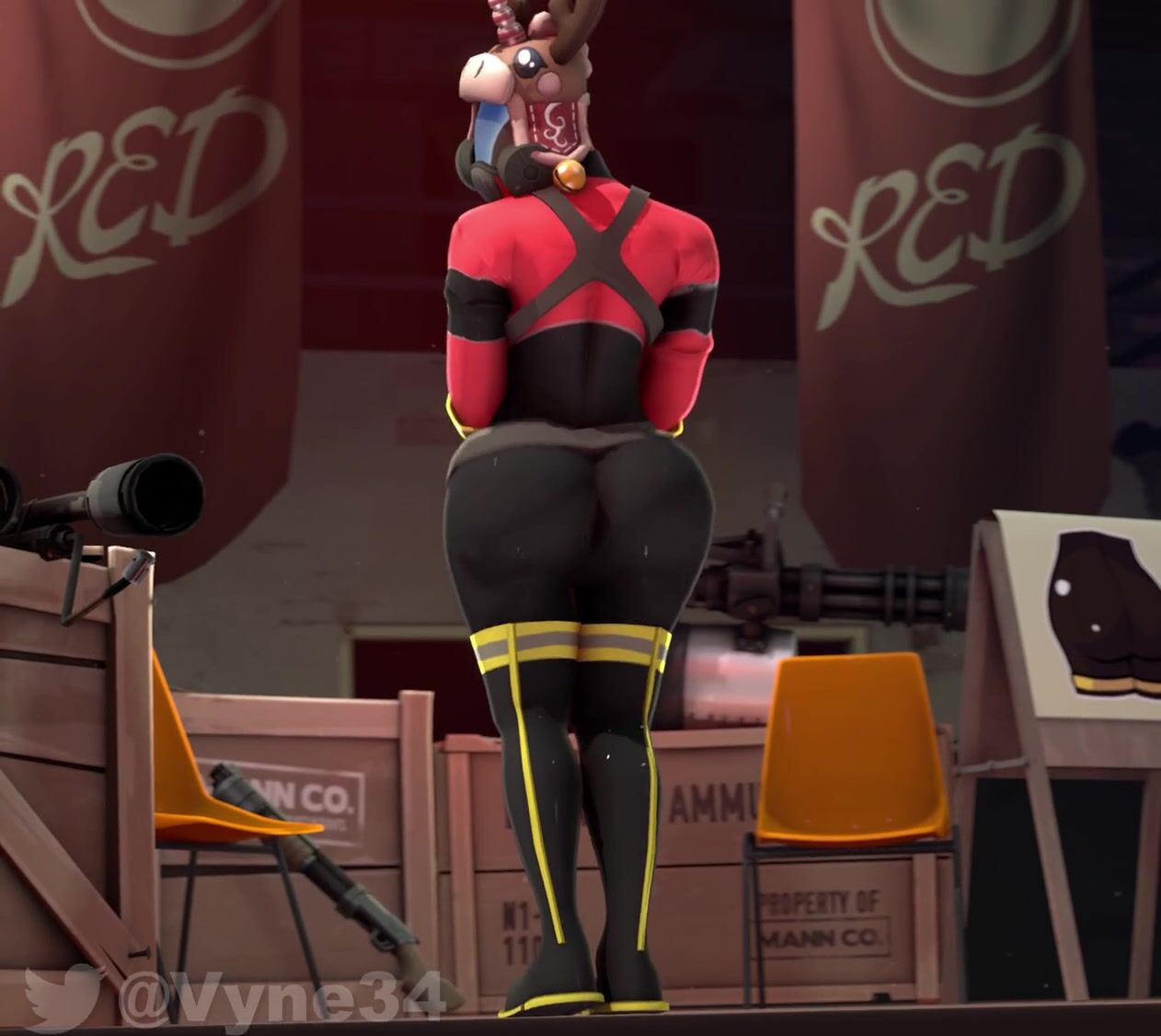 Fempyro Clapping Her Cheeks (@Vyne34)