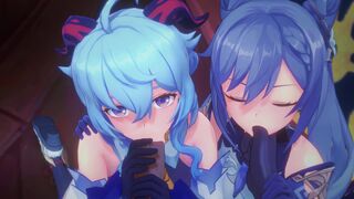 Ganyu & Keqing (Juke box) (Collection) [BigG]4K