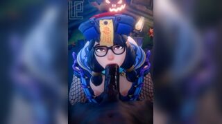 Mei enjoys a big "candy"