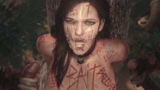 Yennefer & Nekker Bukkake [Bodywritings][Intro][Zmsfm]