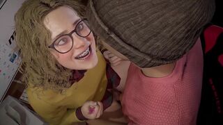 Nerdy girl finally gets some attention. [Yellowbea]