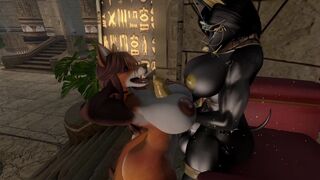 Sapphire's temple exploration [second life] [Furry]