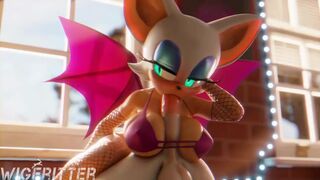 Rouge shows off her treats