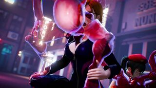 Nobara and Maki get caught on Halloween