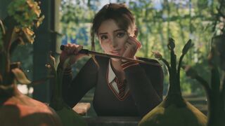 Hermione & Tentacle Plant [Intro][Zmsfm]