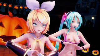 Rin and Miku - Trick or Treat