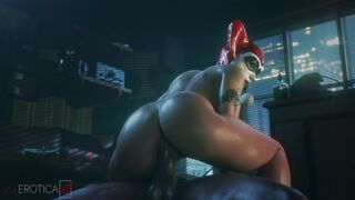 Harley was feeling anxious.(black +nude) [VGErotica]