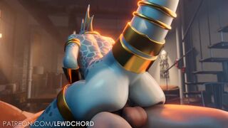 Lizard Cowgirl Riding [Lewdchord]