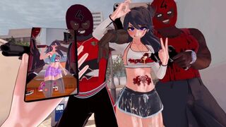 You find yo girl wit da wrong crowed.