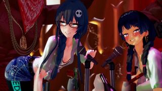 Cute Japanese Girl's at Latina night.