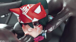 Kiriko - Street Blowjob (4k) (Blacked)