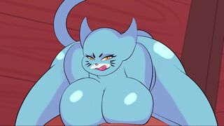 Cat Mom in the Sauna [ViolaBat]