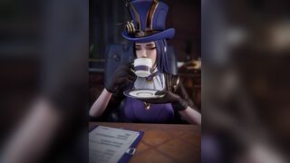 Caitlyn footjob and pounding