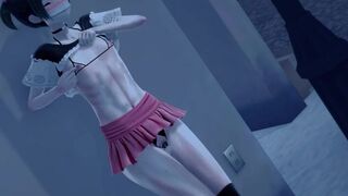 [Boys' Daughter] Outdoor crossdressing masturbation