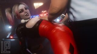 Harley Quinn Fucked on Top of cop Car [Lazper]