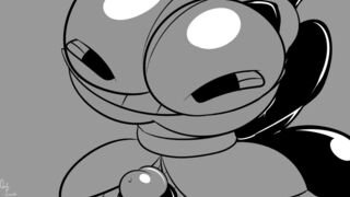 Futanari transformation by gorila invisible