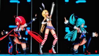 Shimakaze, Yamakaze & Kawakaze - Freely Tomorrow [MMD R15] JhonLui