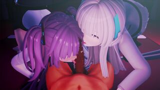 Yuuka and Noa Sexfriend Session - Poko