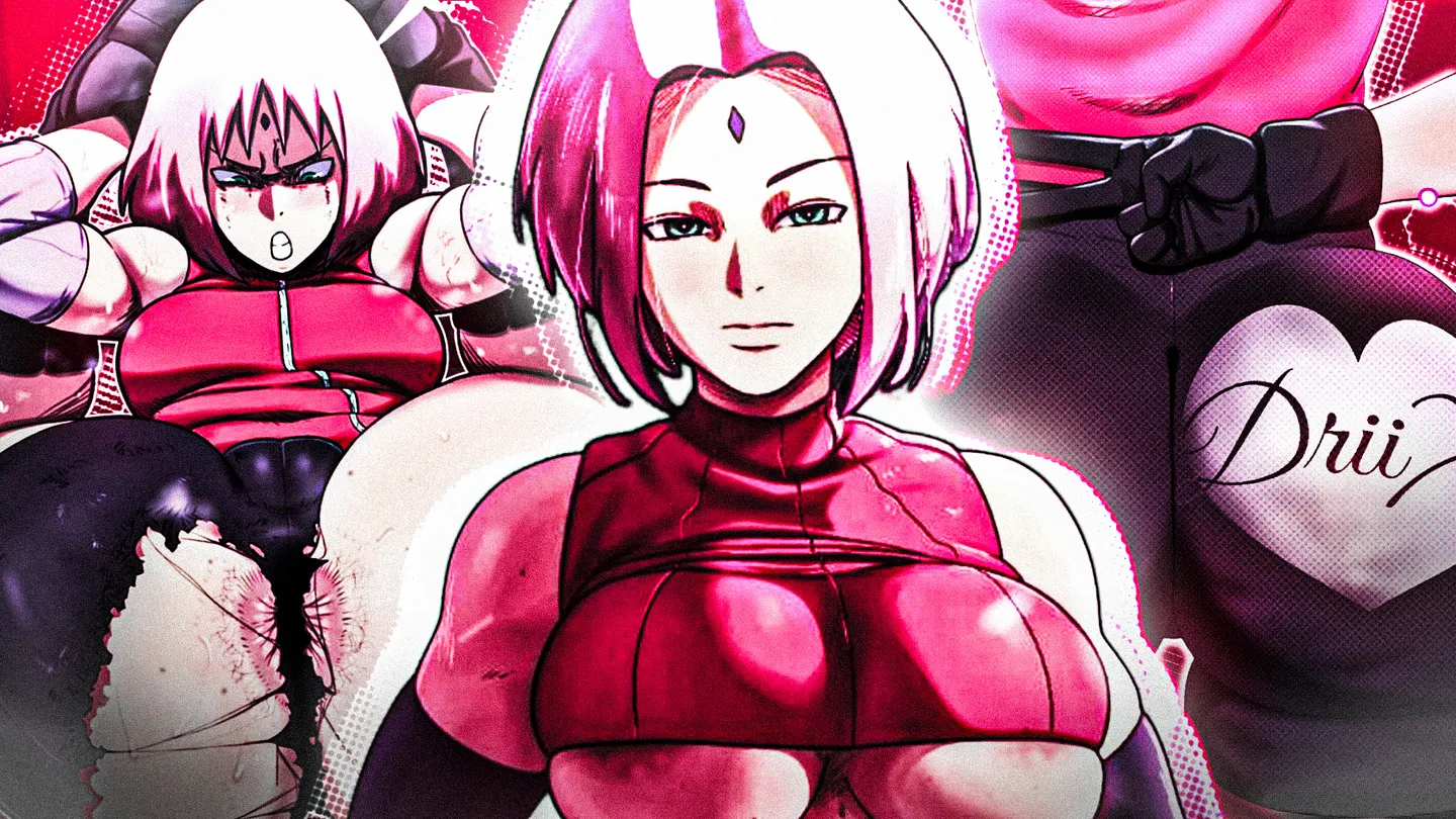 Sakura in a moment of pure abandonment