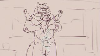 Wolf x Bunny (Edited GIF)