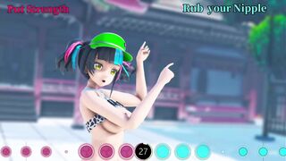 [Fap Hero] (MMD)  (FGO)  / Donut Hole - (FGO) Nagiko (Sei Shōnago)