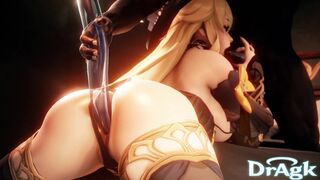 Navia having fun (Genshin Impact)