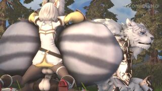 Dromarch with 2 futas